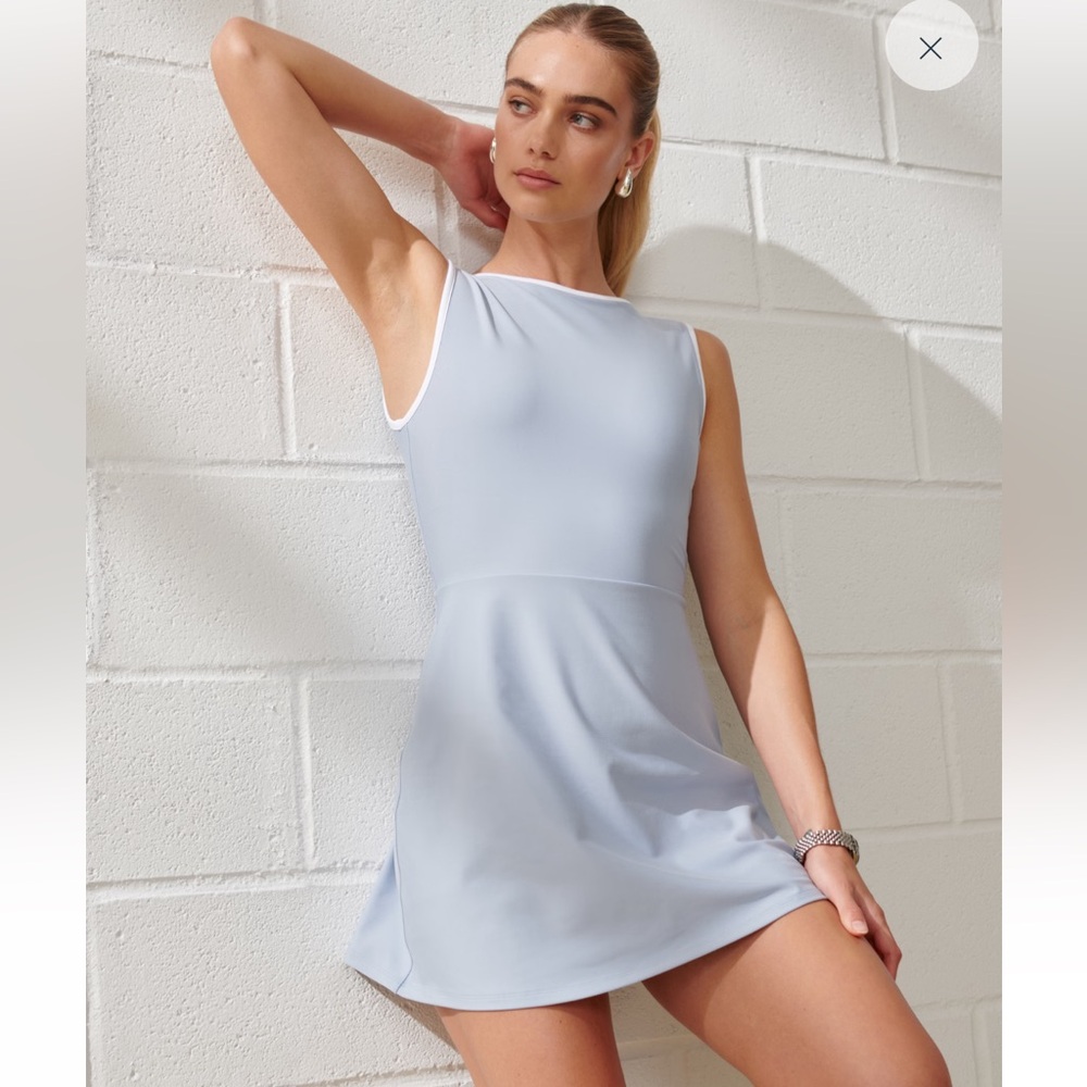 Abercrombie YPB sculptLUX Slash Mini Dress